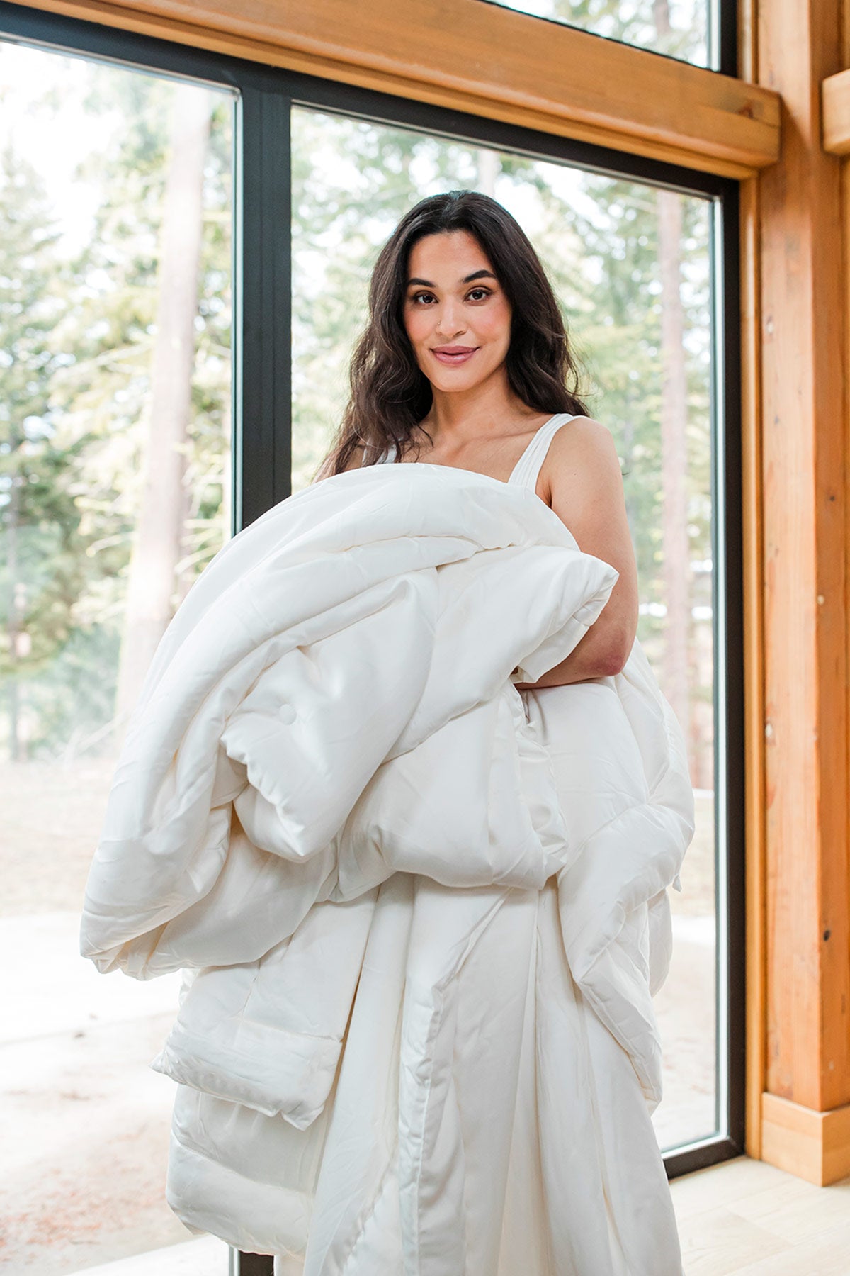 Drap de couette en soie et bambou de luxe