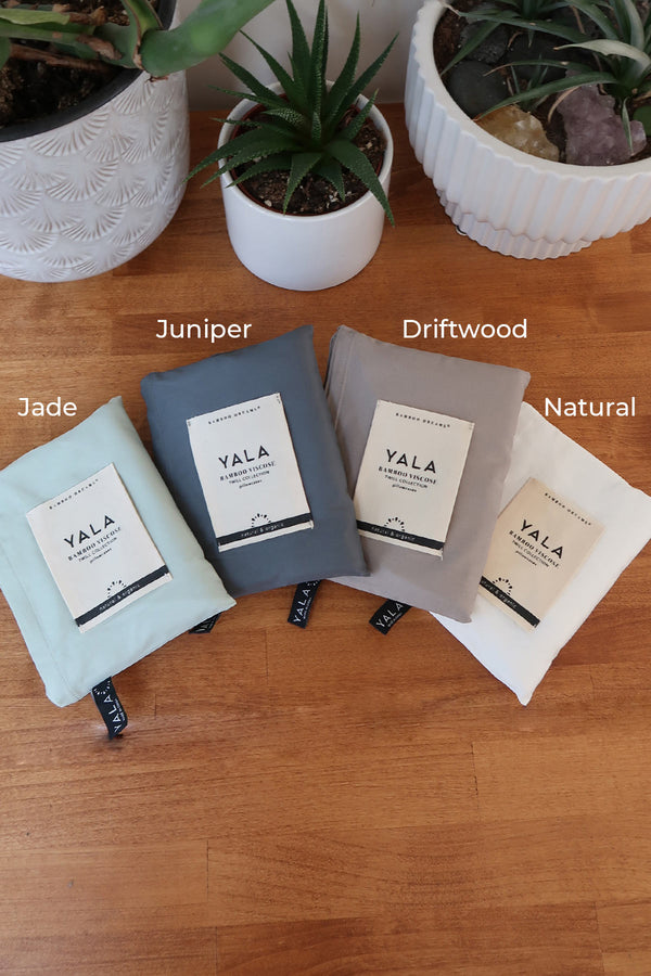 Funda de almohada de viaje de sarga BambooDreams® GRATIS - 
                         			Natural
                         		