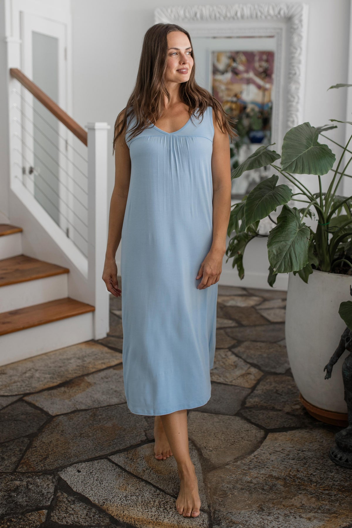 Molly Sleeveless Bamboo Nightgown