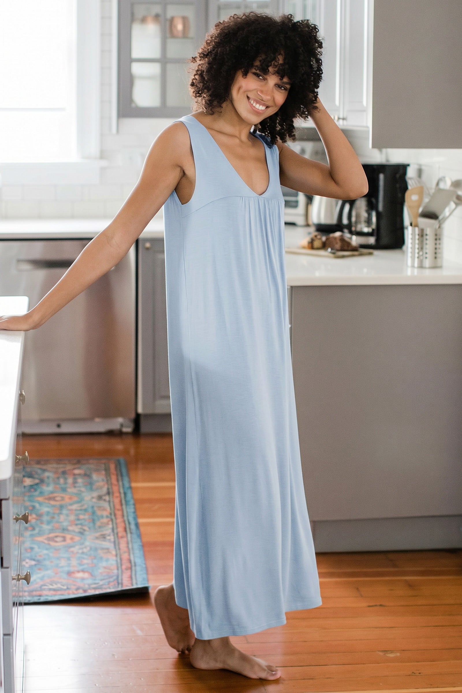 Molly Sleeveless Bamboo Nightgown