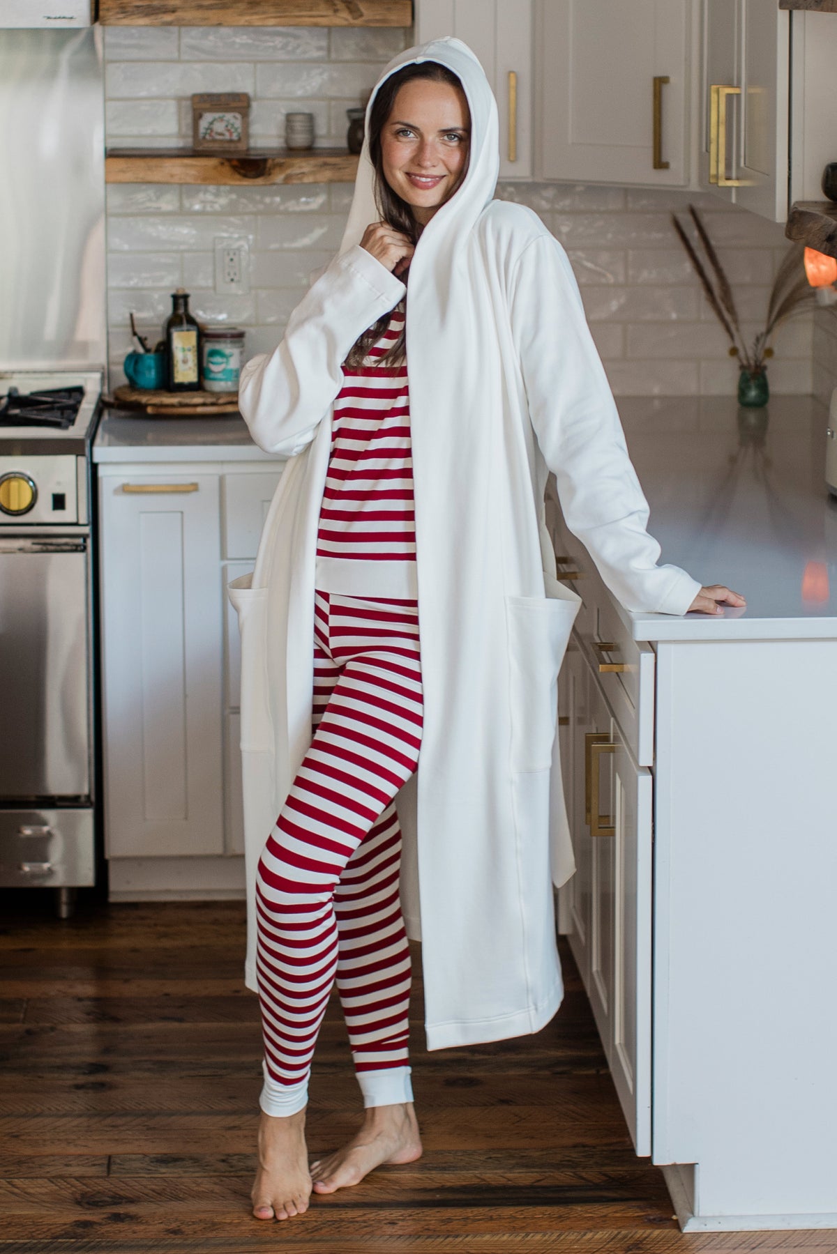 Elliot Bamboo & Organic Cotton Sweatshirt Hooded Robe