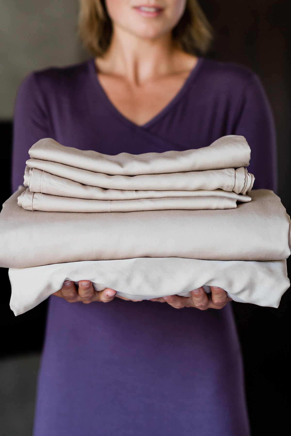 Bamboo Luxe Sateen Bed Sheets by YALA Sustainable Bedding