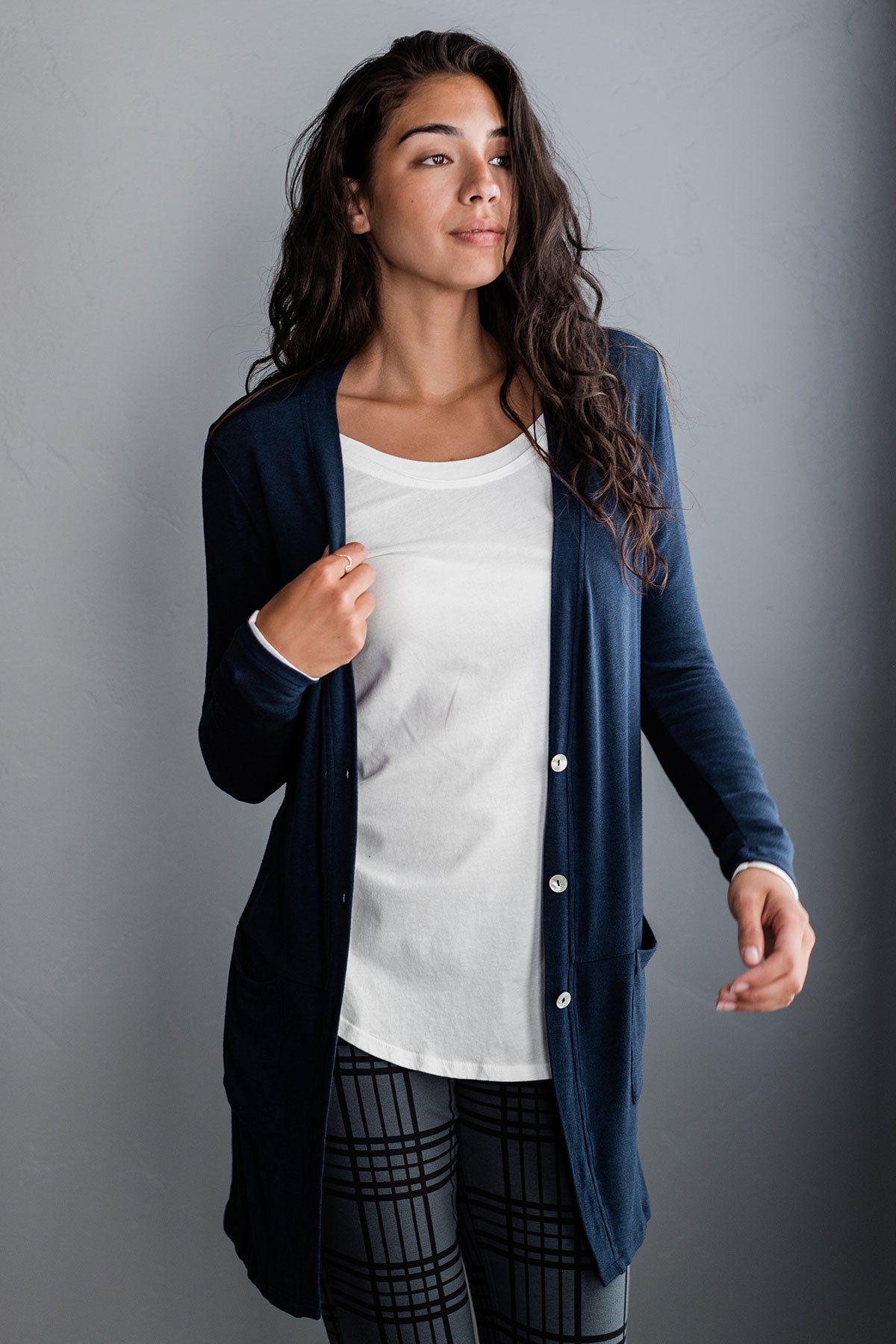 Bamboo cardigan best sale